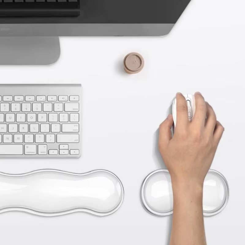 Laptop Accessories For Wrist Support - Mouse Pad Transparente com Suporte para
