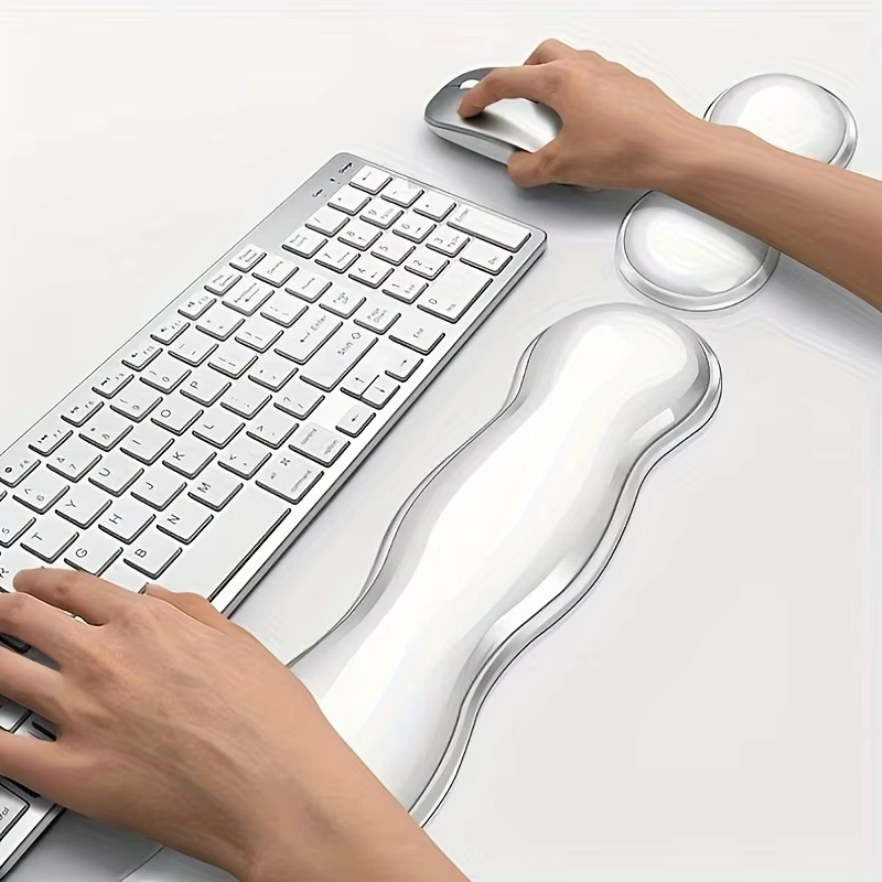 Laptop Accessories For Wrist Support - Tapete de mouse transparente e suporte