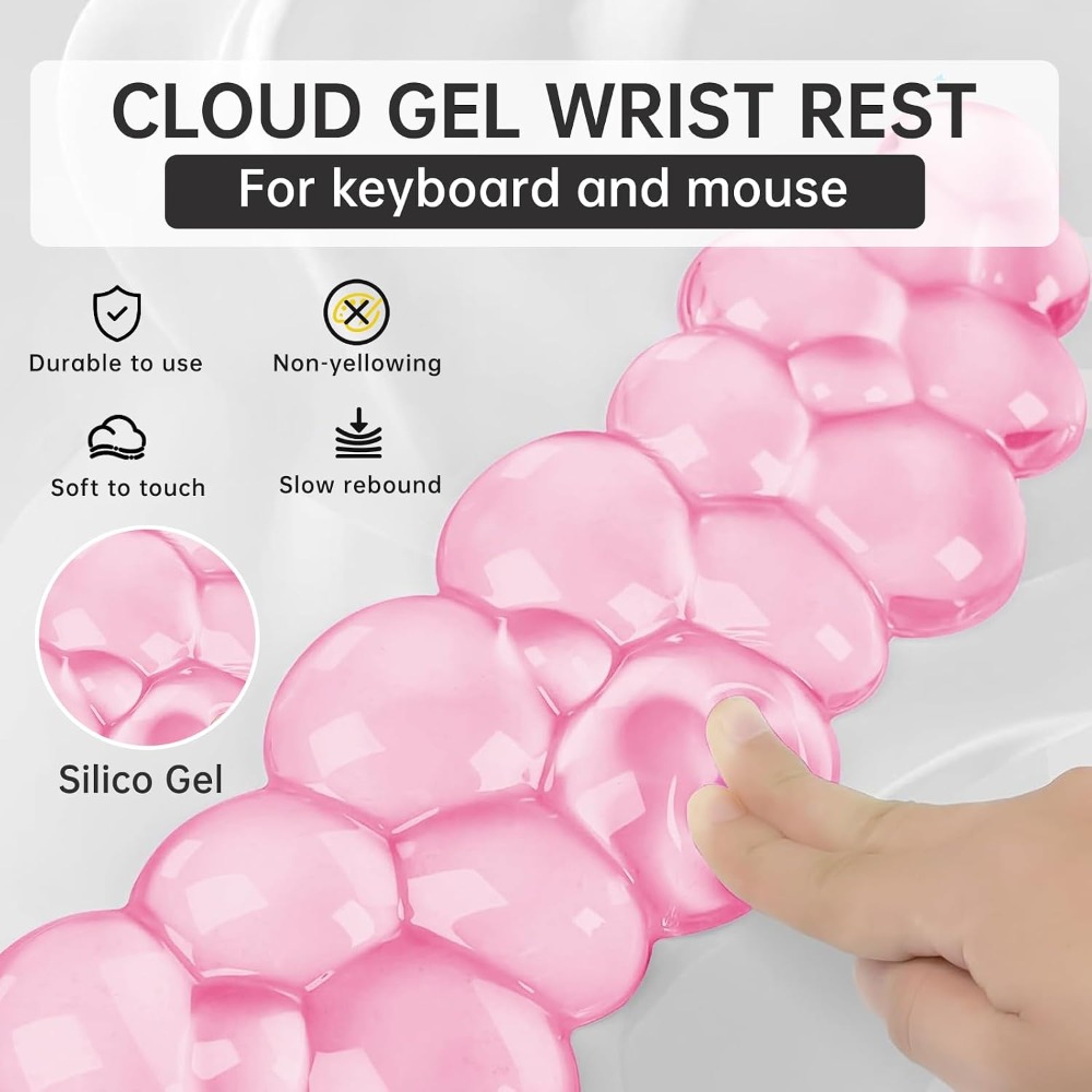 Mouse Pad de Gel Macio com Apo - Laptop Accessories For Wrist Support avaliação e preço
