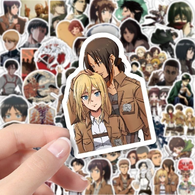 60 Adesivos de Anime Attack on - Laptop Accessories Wholesale avaliação e preço