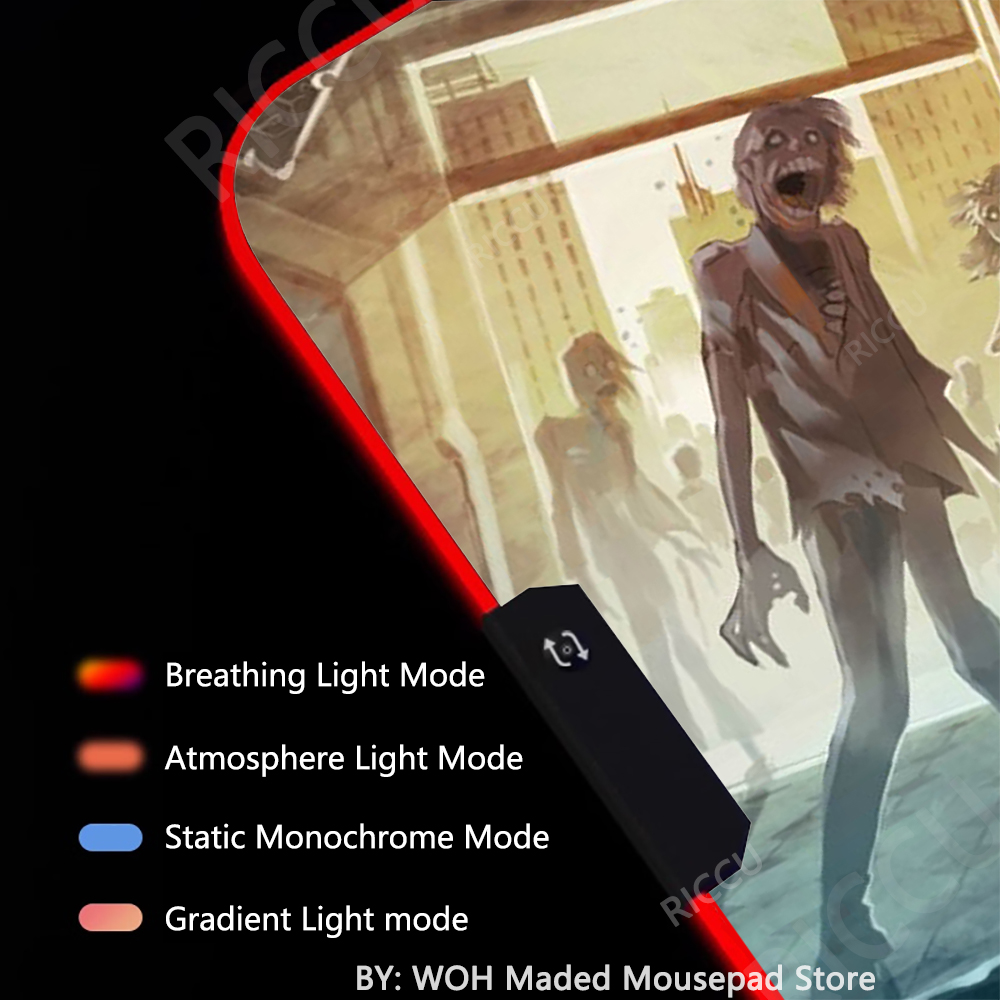 Projeto zomboid jogo mousepad  - Laptop Accessories Rgb avaliação e preço
