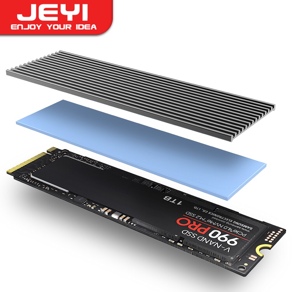 Jeyi m.2 ssd dissipador de cal - Laptop Accessories Cooling Pad avaliação e preço