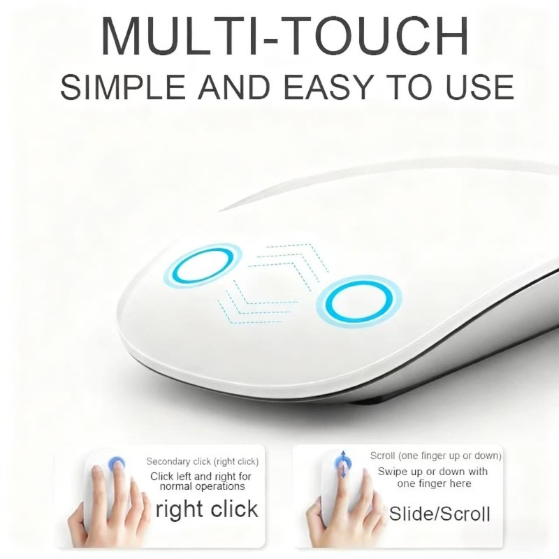Mouse Sem Fio Bluetooth 5.0 Or - Laptop Accessories Mouse avaliação e preço