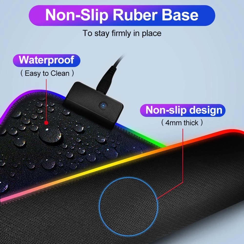 Mouse Pad RGB para Jogos com L - Laptop Accessories Rgb avaliação e preço