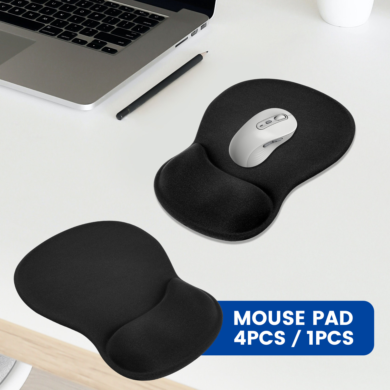 1/4 pces mouse pad ergonômico  - Laptop Accessories For Wrist Support avaliação e preço