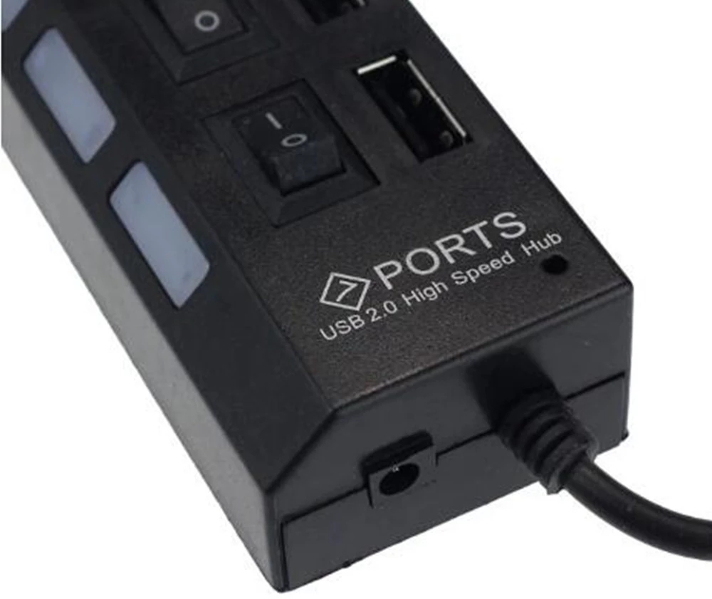Hub USB 2.0 de 7 portas para l - Laptop Accessories Wholesale avaliação e preço